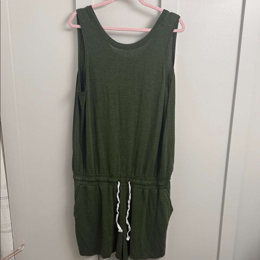Time and Tru Olive Green Top